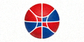 NBA联赛官方Logo - 红蓝色篮球图标
